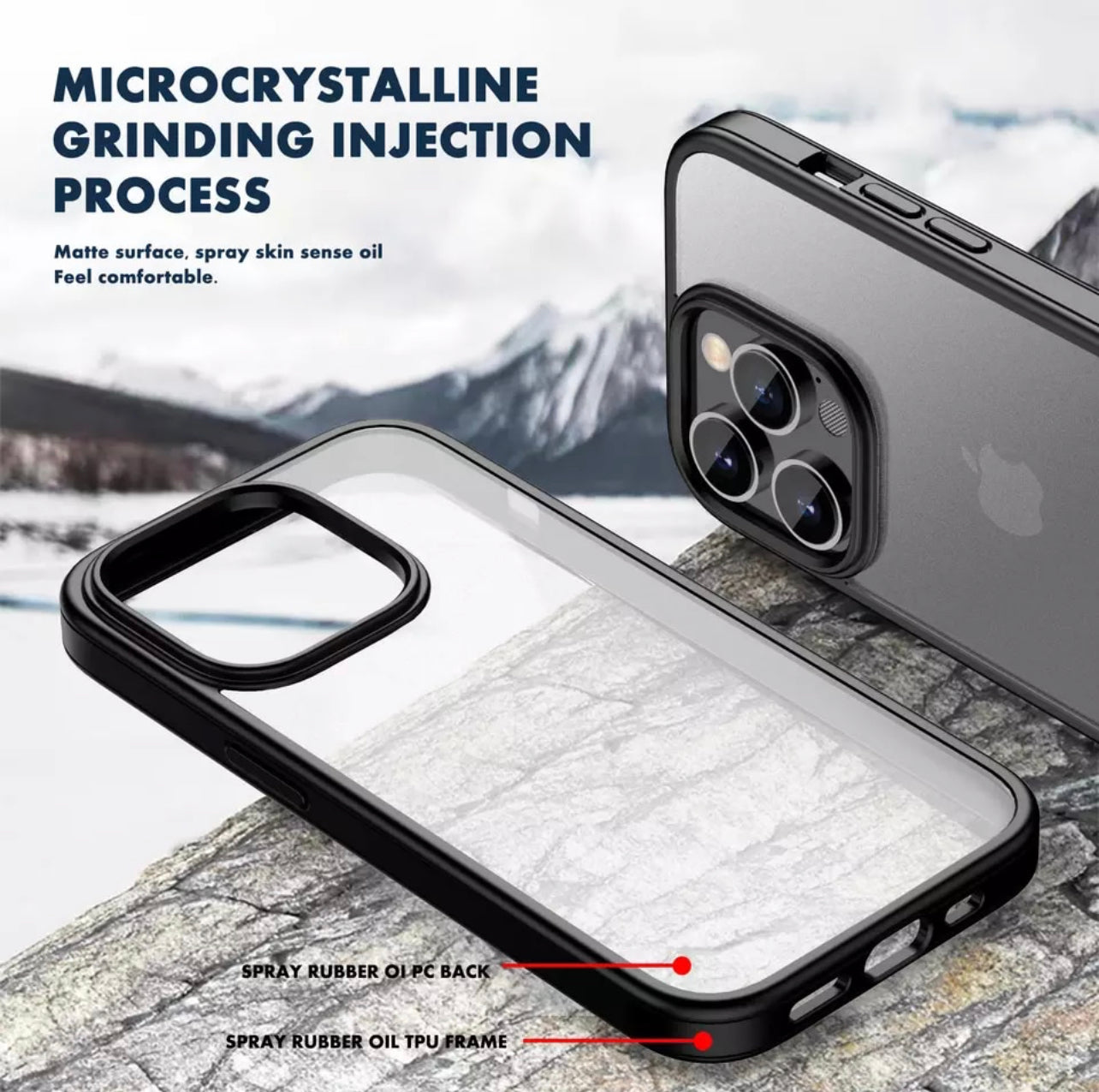 Premium Translucent Clear Hardshell TPU Rubber Borders Phone Case- for Apple iPhone 14 Series - Super Savings Technologies Co.,LTD Premium Translucent Clear Hardshell TPU Rubber Borders Phone Case- for Apple iPhone 14 Series - Super Savings Technologies Co.,LTD